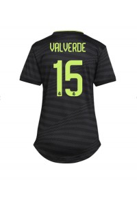 Fotbalové Dres Real Madrid Federico Valverde #15 Dámské Třetí Oblečení 2022-23 Krátký Rukáv